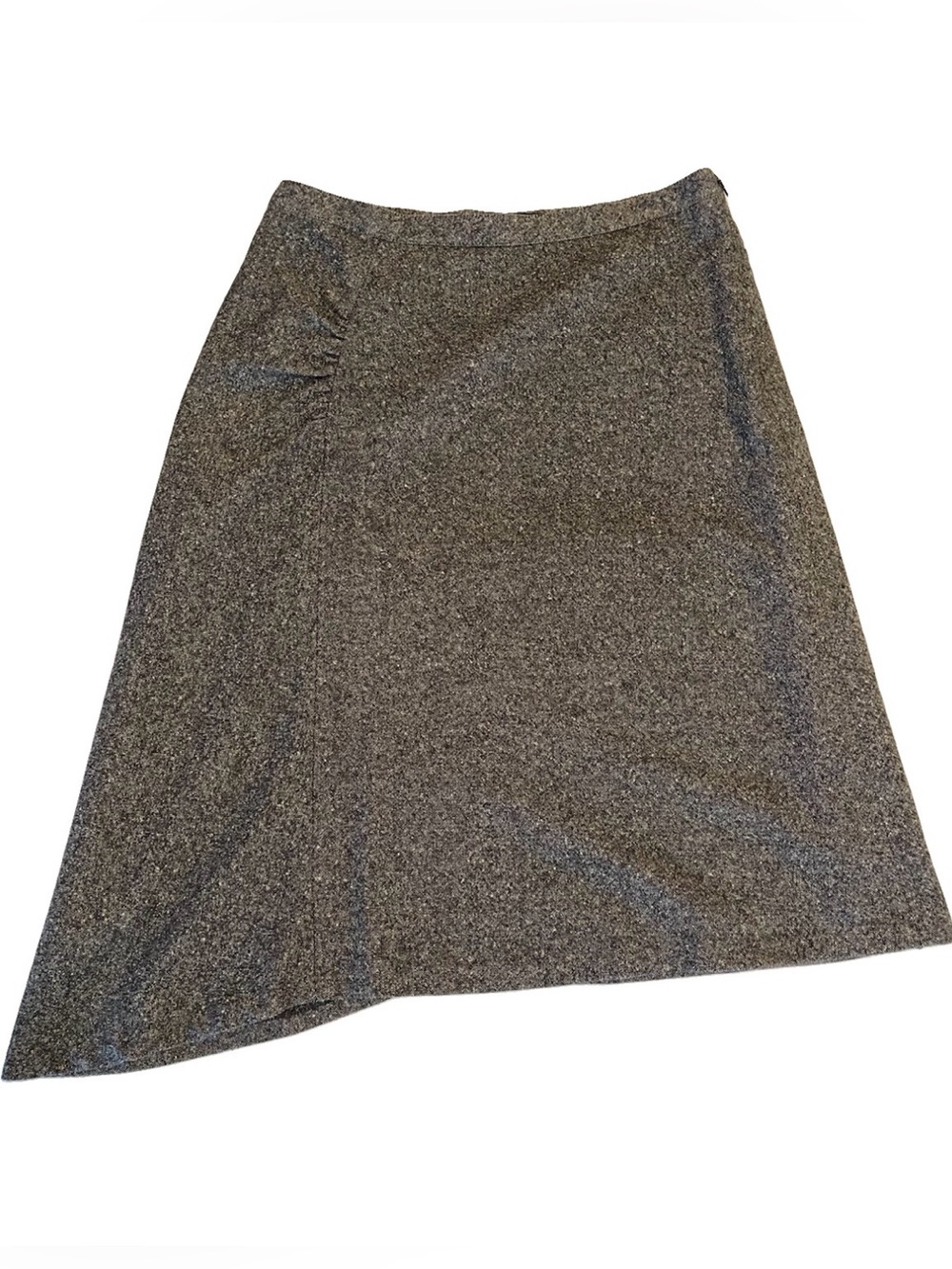 Banana Republic Skirt Size 4 Tweed Wool Silk Blend Asymmetrical Made in Italy